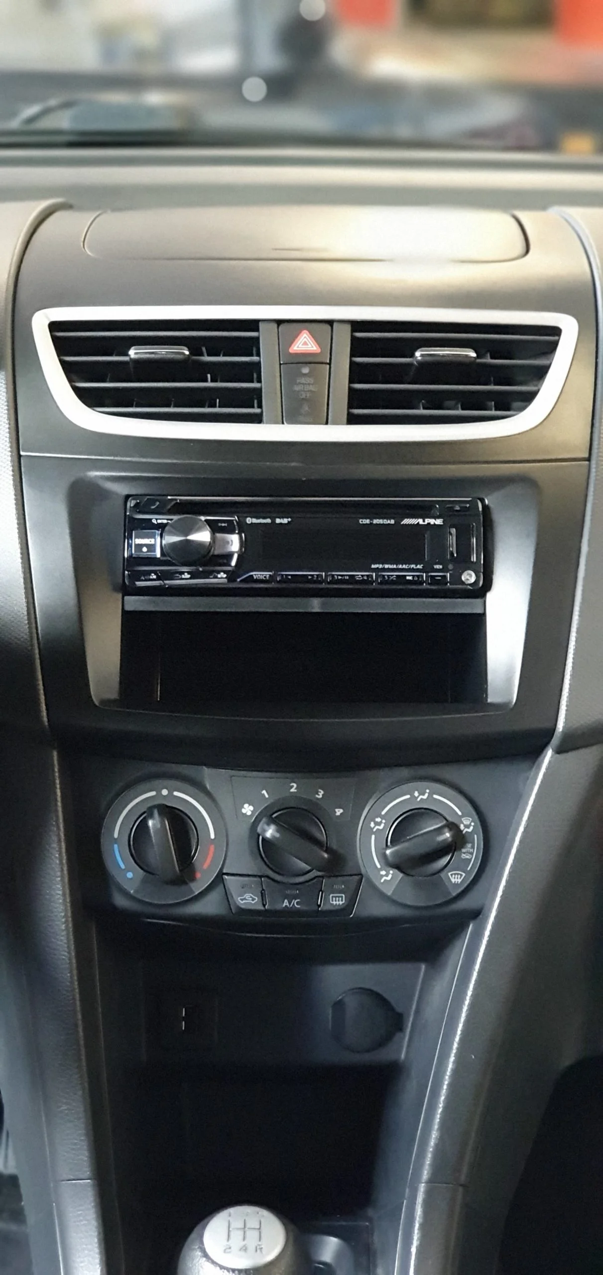 Changement autoradio